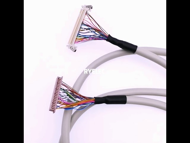 30pin Jae Fi-X30hl al cable de Lvds del escudo 30v de 40pin horas Df13-40p 20276 para el panel de la pantalla LCD