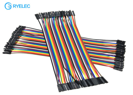 los 20cm hembra del cable de cinta del arco iris de 40 Pin al cable de puente plano femenino del AWG de Du Pont Ul2651 28 proveedor