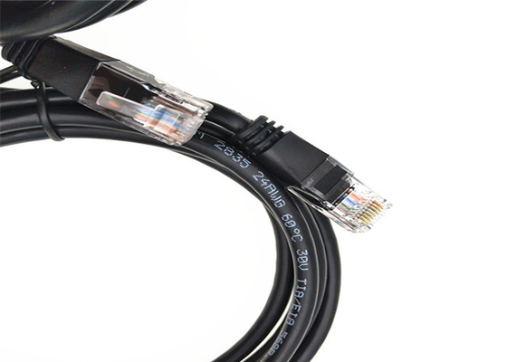 24 cables de encargo masculinos de la UL 2835 UTP CAT5 RJ45 Cat5e del AWG al clip de cocodrilo 28 proveedor