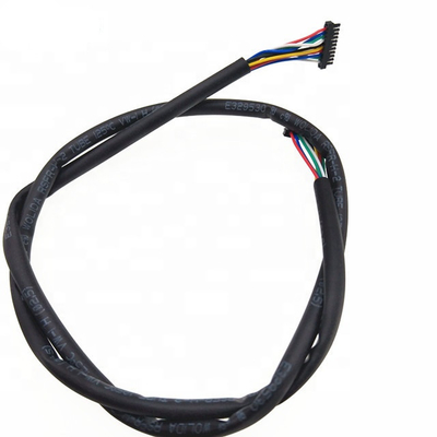 Cable de encargo del PVC del Pin DF52-10P-0.8C Hirose de la echada 10 del arnés 0.8m m del AWG Ul1571 32 proveedor