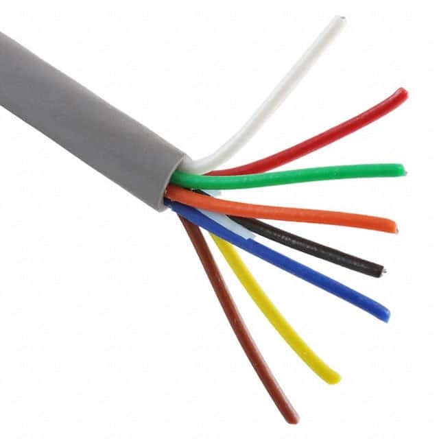 El cable alfa 8 conductor 20AWG de pizarra 100' para conexiones seguras en entornos industriales