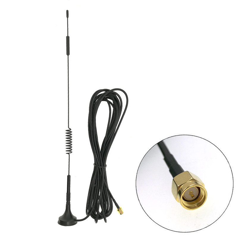 DB magnético 2.4G 5G/5.8G 12 Omni del conector de antena de la banda dual masculina de SMA direccional