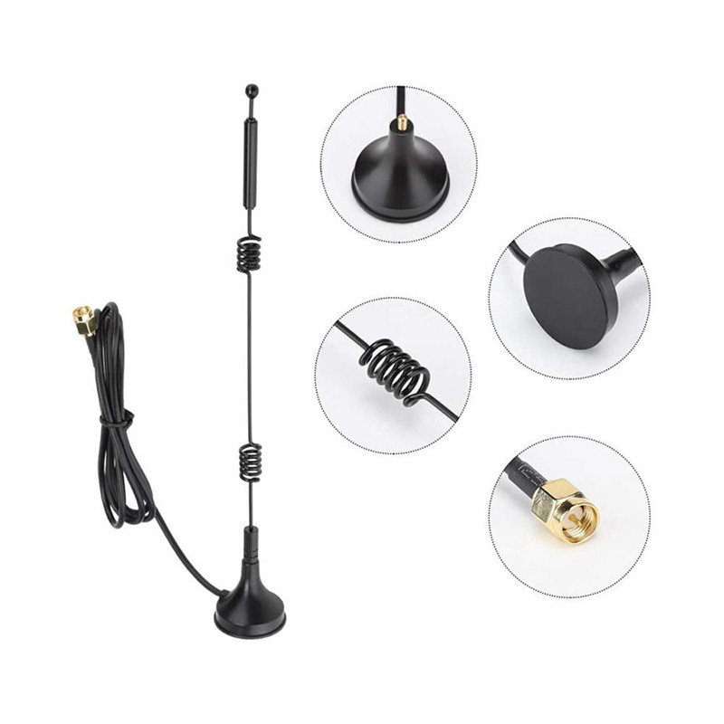 DB magnético 2.4G 5G/5.8G 12 Omni del conector de antena de la banda dual masculina de SMA direccional