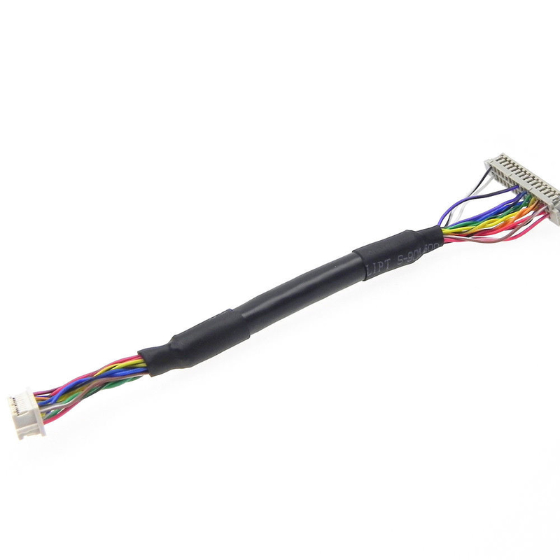 La exhibición de encargo LVDS de  LCD telegrafía el Pin del zócalo DF20-20DS-1C 20 de la echada de la asamblea Df13 1.25m m