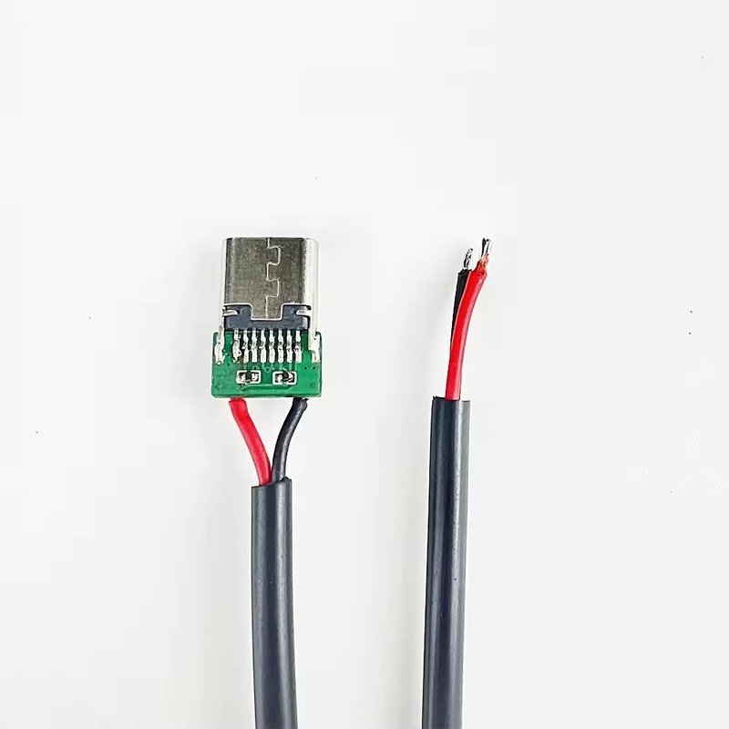 Alta calidad de rendimiento por mayor de níquel de tipo C USB macho conector de soldadura USB tipo C conector de conexión de extensión