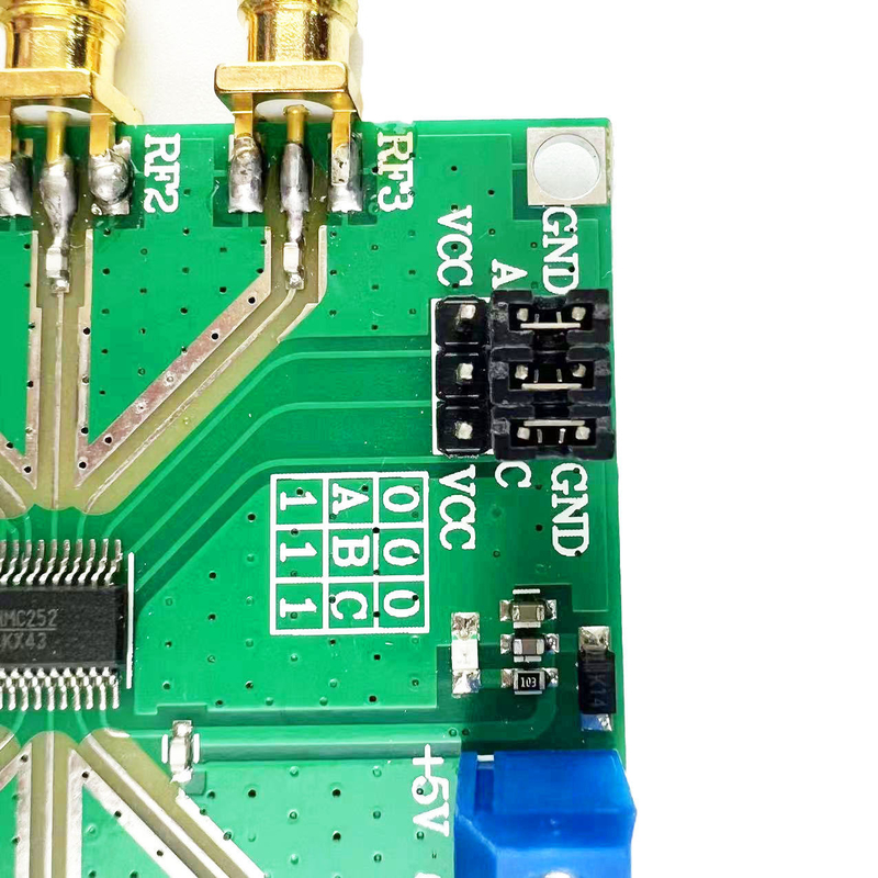 Conjunto de placas de circuito de PCB para controlador de motor HMC252 DC-3GHz RF no competitivo SP6T clave RF clave CATV/DBS MMDS para 3V-5