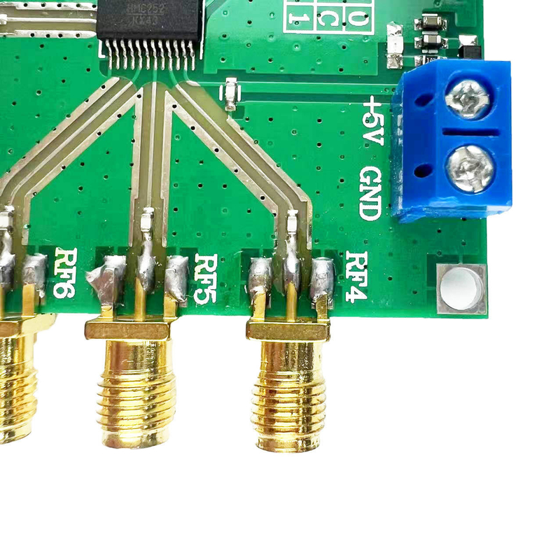 Conjunto de placas de circuito de PCB para controlador de motor HMC252 DC-3GHz RF no competitivo SP6T clave RF clave CATV/DBS MMDS para 3V-5