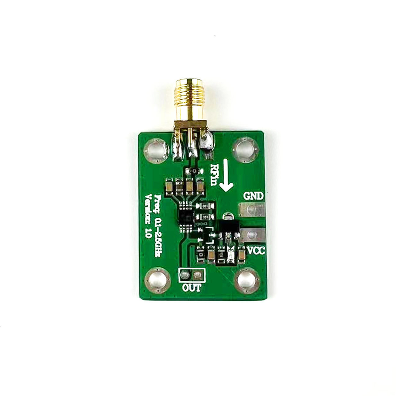 AD8313 Detector logarítmico -72dBm -2dBm 0.1-2.5GHz Panel de análisis de potencia RF 7-15V Módulo de detección de radio de microondas de potencia