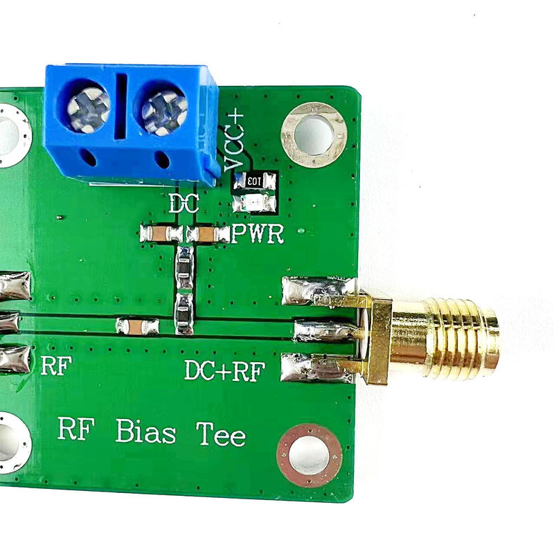 Bloqueador de corriente continua de banda ancha de microondas 10-6000MHz 6GHz para radio HAM RTL SDR LNA Amplificador de bajo ruido