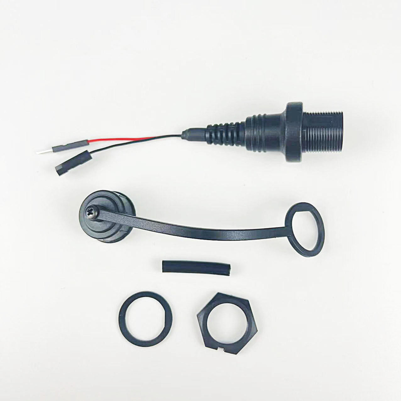 Mini 5 pin panel femenino personalizado conector de cable de cable de extensión de cable rojo y negro para coche camión tablero de mando de barco de motocicleta