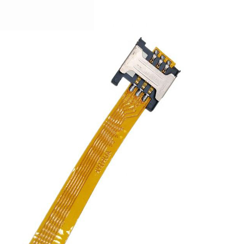 Kit de tarjetas SIM UIM estándar GSM CDMA de extensión de macho a hembra de cable FPC plano blando