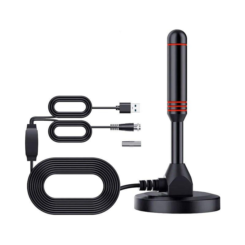 Mejor precio Venta caliente Estudio de televisión HDTV en exteriores Canal gratuito Uhf Vhf TV Aerial Digital antena de televisión interior DVB-T2 con imán