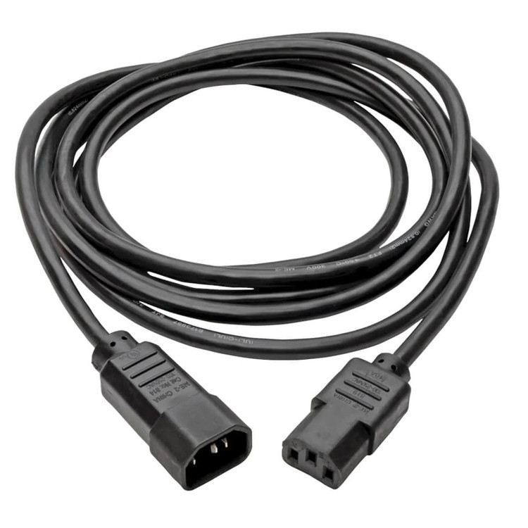 RY C13 a C14 10a Cable de alimentación de 250v 18 Awg C14 con una toma de corriente de C13