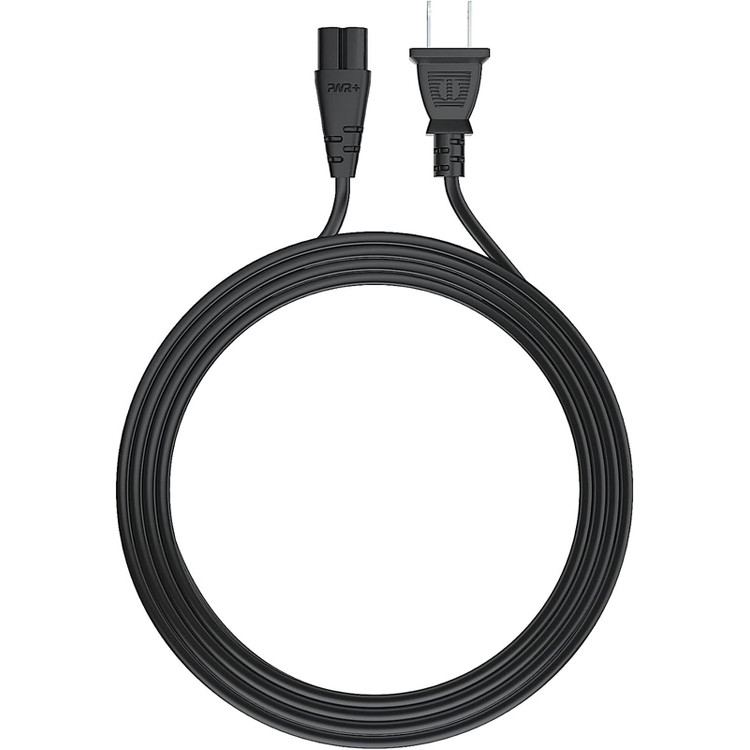 RY 12 pies de cable de alimentación eléctrica 2 Prong Ac enchufe de pared 2 ranura LED LCD