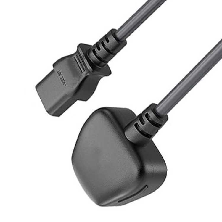 RY C13 a UK Plug Cordón de alimentación Bs1363 18awg 250v Largo para la mayoría de las computadoras Impresoras y otros dispositivos