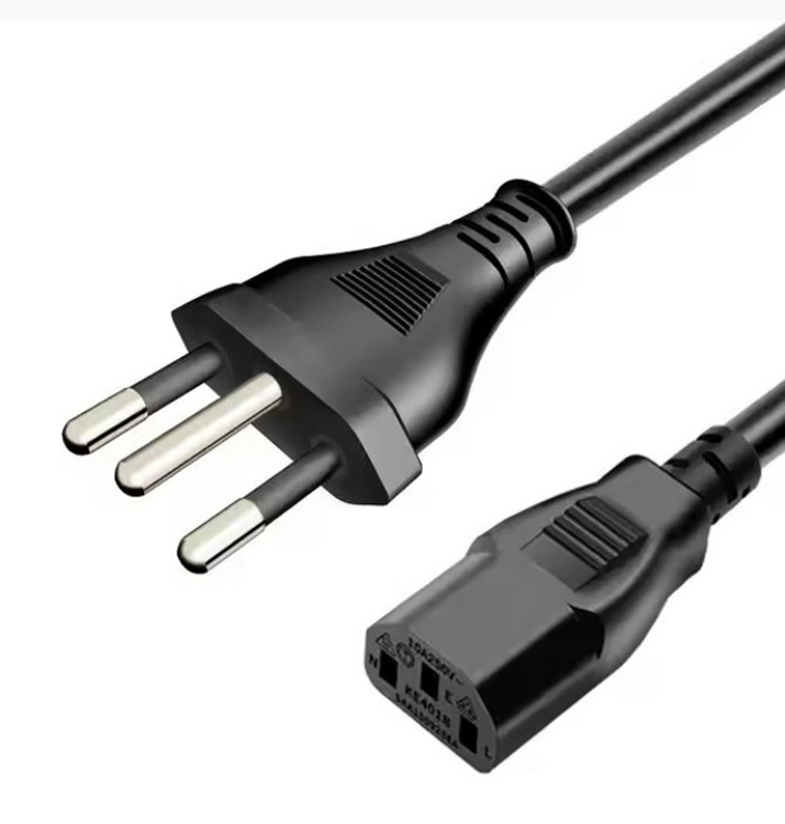 Cobre puro de buena calidad 120V 18 Awg 2pin C7 línea de extensión Spt-2 Cordón de alimentación de CA blanco 5FT 2 Prong para la vuelta de electrodomésticos