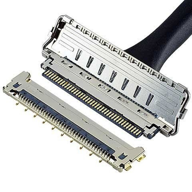 Conector de conexión coaxial de apareamiento horizontal IPEX Cables CA II 20679-030T-01 Cables coaxial de micro 0,4 mm