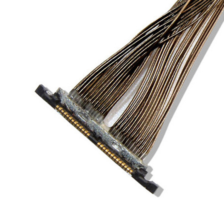 Para conector de cámara de drones y conexión mecánica 0.3mm Micro cable coaxial DF56 26P 0.3SD