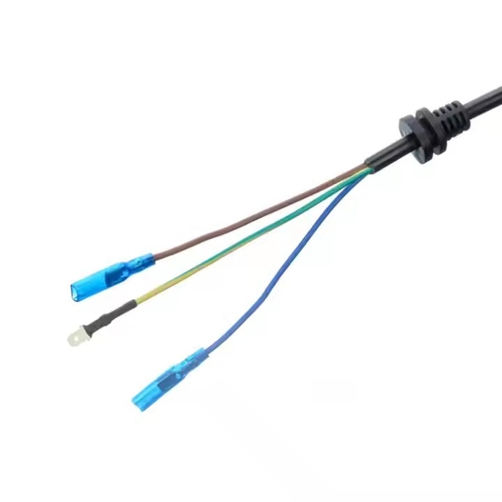 ETL Certificado 3-Core de cobre SJTW 10/12/14 Awg 3 puntas de PVC aislado de alambre Nema 5-15p a cables de alimentación de CA de extremo desnudo