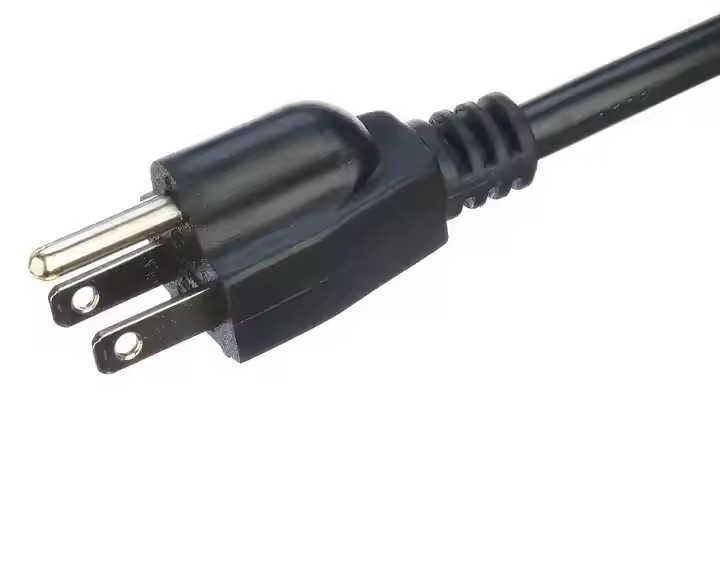 ETL Certificado 3-Core de cobre SJTW 10/12/14 Awg 3 puntas de PVC aislado de alambre Nema 5-15p a cables de alimentación de CA de extremo desnudo