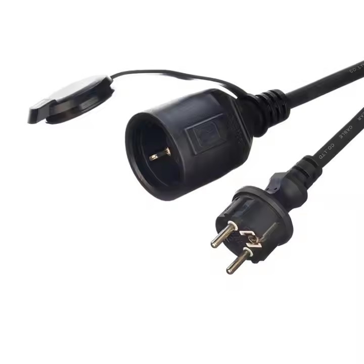 H07RN-F 3X1,5 3m Negro Cordón de energía de alta calidad Eu Cable de cubierta de goma impermeable para energía de la industria al aire libre