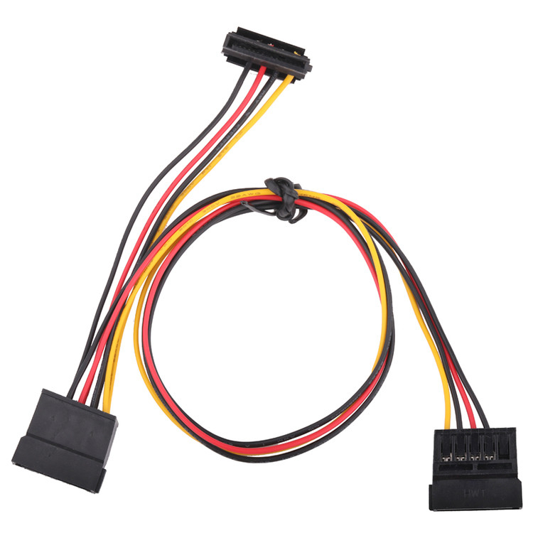 El conjunto de cable personalizado SATA E320444 UL1007 transición de C01-15CF41000A a C01-H-157F100A