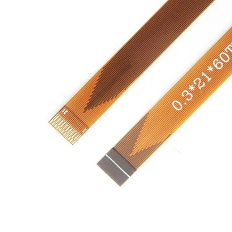 21 Pin Ffc Fpc Flexible Flat Cable con conector de visualización Lvds de inclinación de 0,3 mm