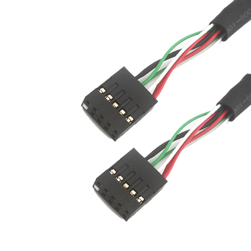 2.54mm Doble cable de cableado de la industria USB Bb a Sbc 10 POS MOLEX 22552101 Cable