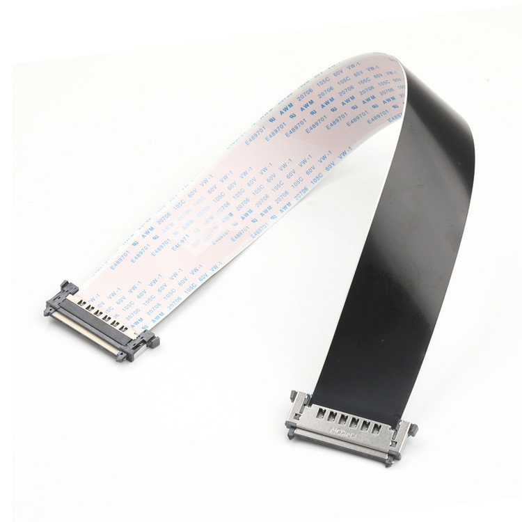 RE51 CONNGolden Pins UP FPC FFC Cable 51 Pin 0,5 mm Pitch Flexible Flat Cable 300 mm de largo