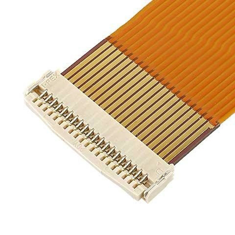 0.5mm Pitch FPC Flexible Flat Cable IPEX MINIFLEX 5-BFN II 20542-020E-01 para el alfiler de señal