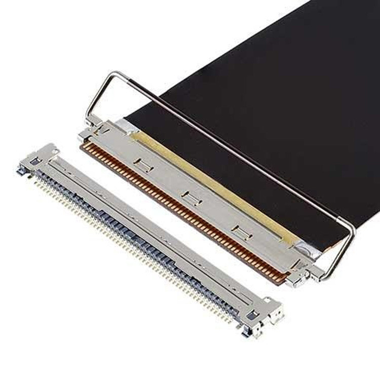 Fabrica 60P IPEX CABLINE-CAF 20858-060T-01 0,4mm Pitch Tipo de acoplamiento horizontal de conector de enchufe FPC con bloqueo mecánico