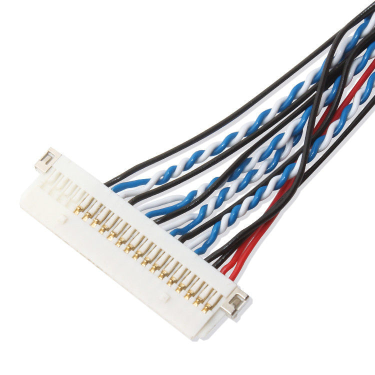 Arneses de alambre FI S20S 20 Pin 1,25 mm Pitch JAE Display Lvds Cable