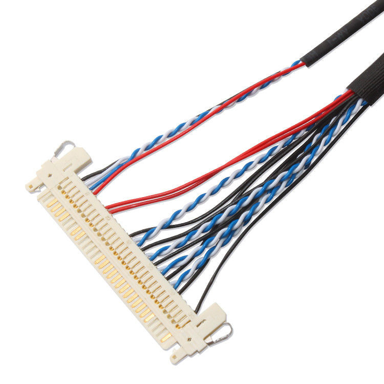 Arneses de alambre FI S20S 20 Pin 1,25 mm Pitch JAE Display Lvds Cable