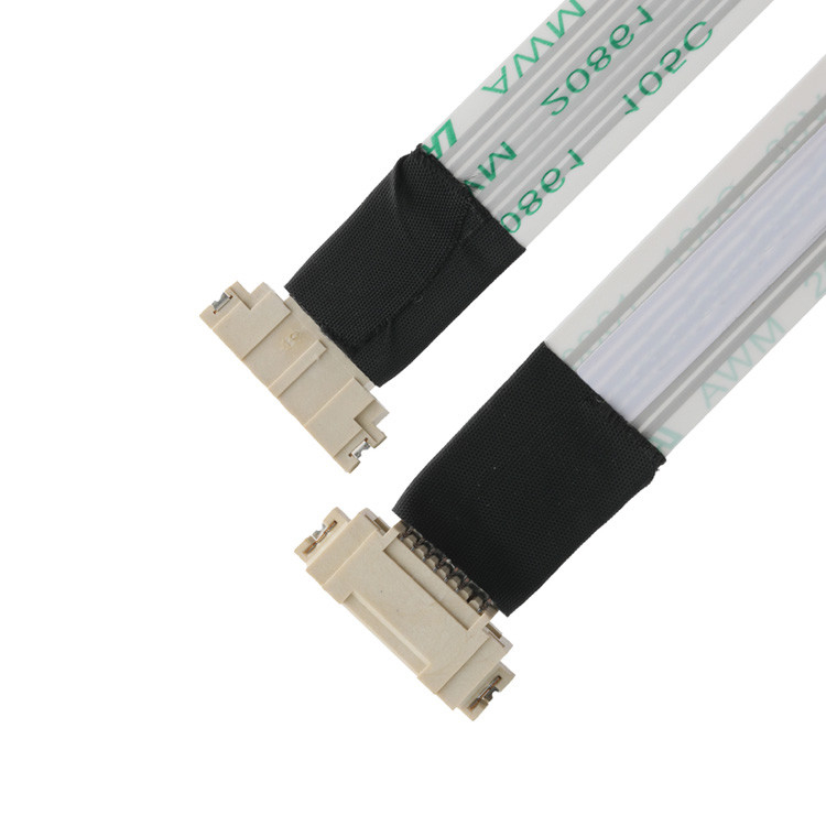 OEM/ODM ROHS FFP/FPC 6Pin Blanco IS100-L08T-C46-C a HS100-L08N-N62 Negro Pitch 1,0 mm