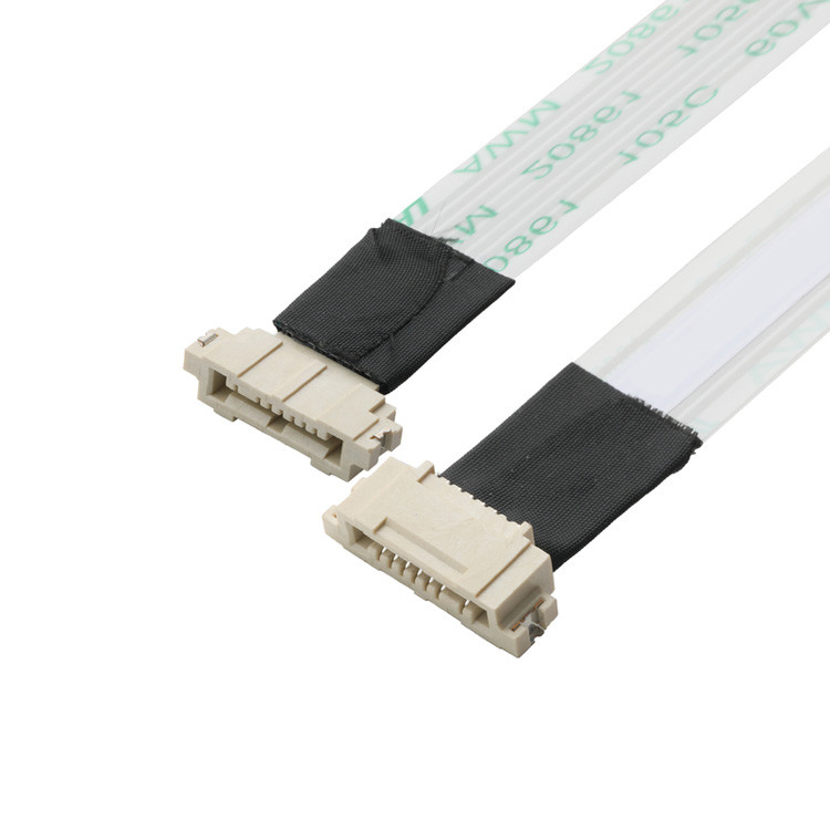 OEM/ODM ROHS FFP/FPC 6Pin Blanco IS100-L08T-C46-C a HS100-L08N-N62 Negro Pitch 1,0 mm