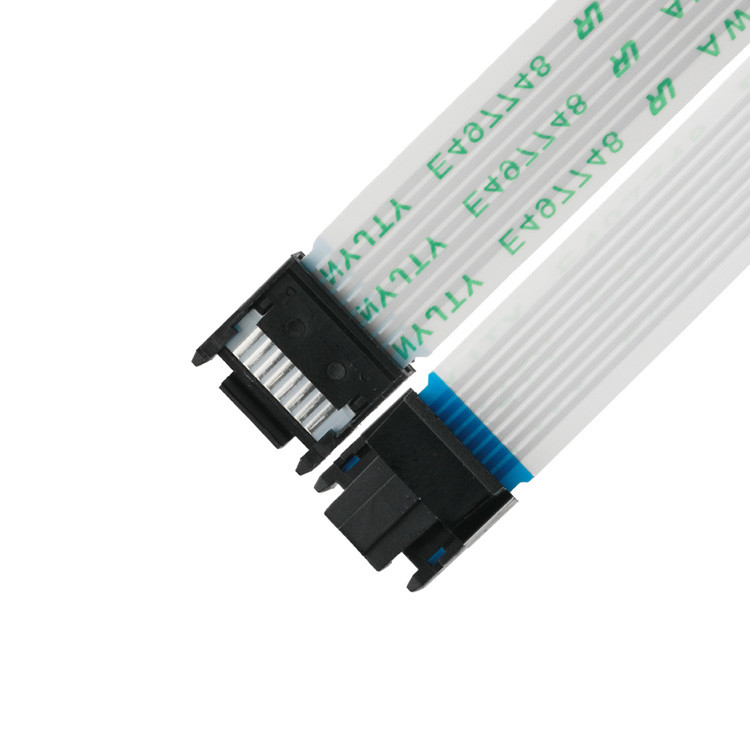 FFC/FPC IS100-L08T-C46-C Negro a HS100-L08N-N62 Negro LED CABLE de extensión FFC