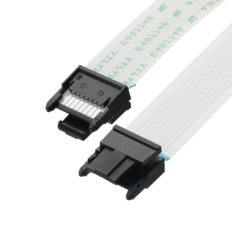 FFC/FPC IS100-L08T-C46-C Negro a HS100-L08N-N62 Negro LED CABLE de extensión FFC
