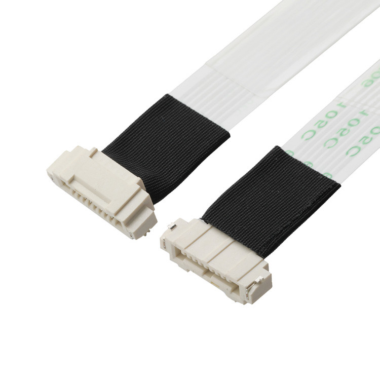 FFC/FPC IS100-L08T-C46-C Negro a HS100-L08N-N62 Negro LED CABLE de extensión FFC