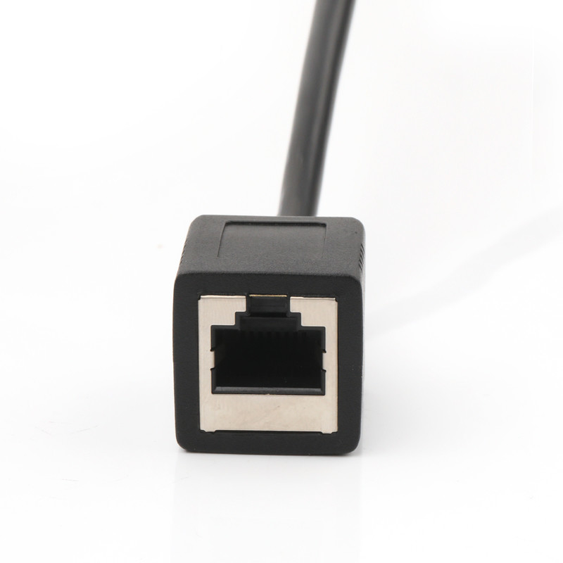 Adaptadores de cable personalizados industriales USB-A RJ422 a RS232 Puerto de red Cable de depuración de ingeniería de red