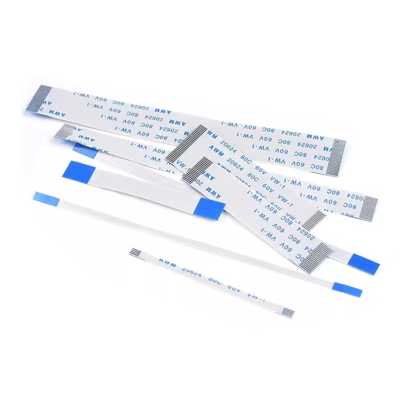 Ffc / Fpc Flat Flexible Cable Awm 20624 80c 60v Vw-1 0.5mm 1.0mm 6pin/8p/5p-20pin Circuitos Junta Fpc/Ffc Arnés de alambre