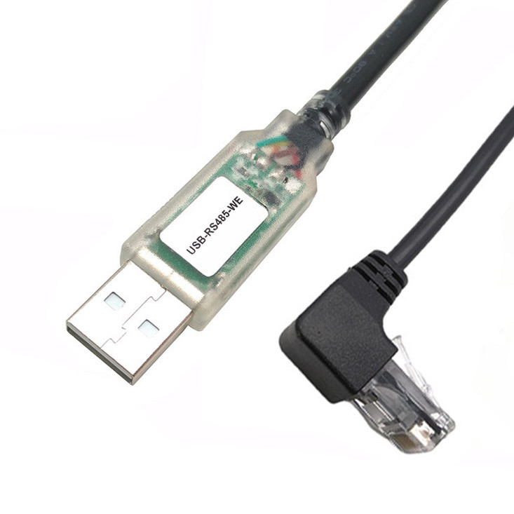 USB-A RS485 a 8P8C RJ45 Serial de extensión de cable de cable de arnés Codo / dedo / cubierta protectora