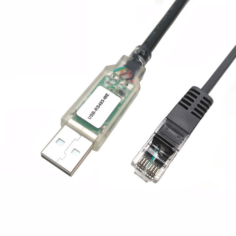 USB-A RS485 a 8P8C RJ45 Serial de extensión de cable de cable de arnés Codo / dedo / cubierta protectora