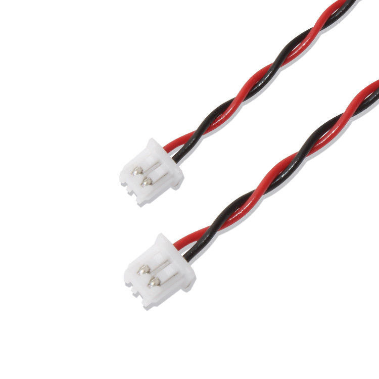 Marca RY JST cable de conexión de cable de cable de cable de conexión XHP-2 22AWG UL1007 Negro Rojo 2P