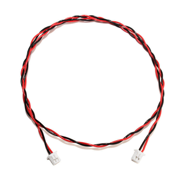 Marca RY JST cable de conexión de cable de cable de cable de conexión XHP-2 22AWG UL1007 Negro Rojo 2P