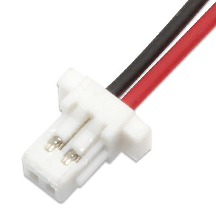 Fabrica Custom JST cable de arnés ACH a ACHTR-02V-S 1.2 mm Pitch 2 Pin enchufe desconectar Crimp