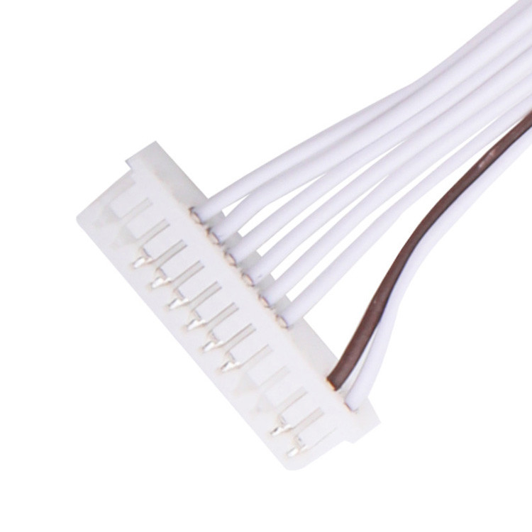 Fabrica 0.80mm 8 pines de PVC LVDS Cables de ensamblaje de arneses JST SHR-08V-S-B