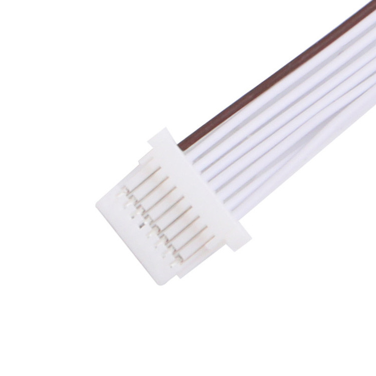 Fabrica 0.80mm 8 pines de PVC LVDS Cables de ensamblaje de arneses JST SHR-08V-S-B