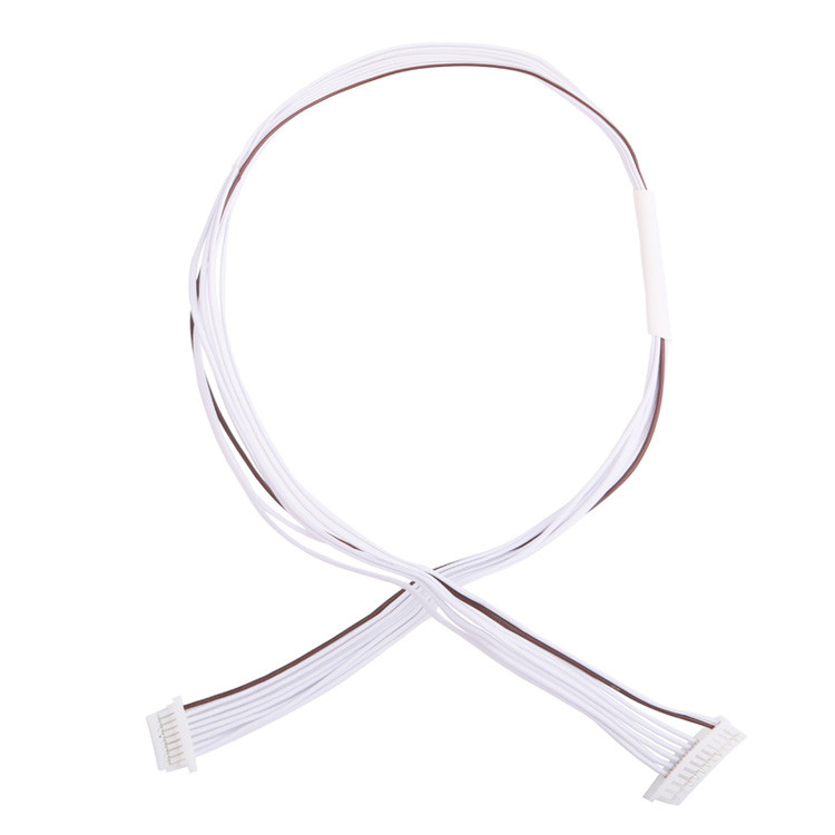 Fabrica 0.80mm 8 pines de PVC LVDS Cables de ensamblaje de arneses JST SHR-08V-S-B