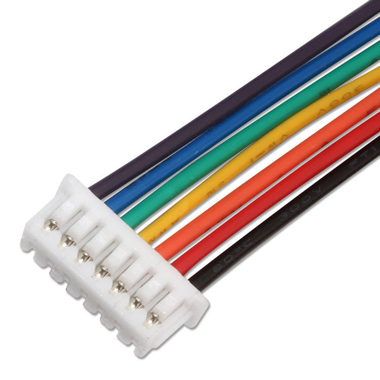 Personalizar JST SHR-07V-S-B Arnés de alambre para 7 cables de alambre de pines a los conjuntos de cable de tablero