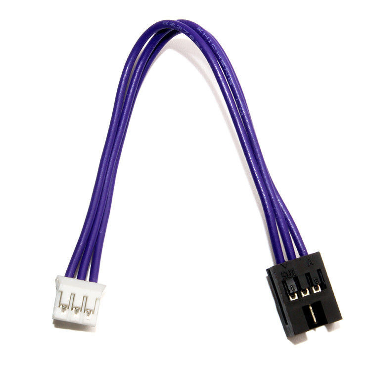 Arneses de alambre de 3 pines JST personalizados, cable de inclinación de 0,8 mm SUHR-03V-S